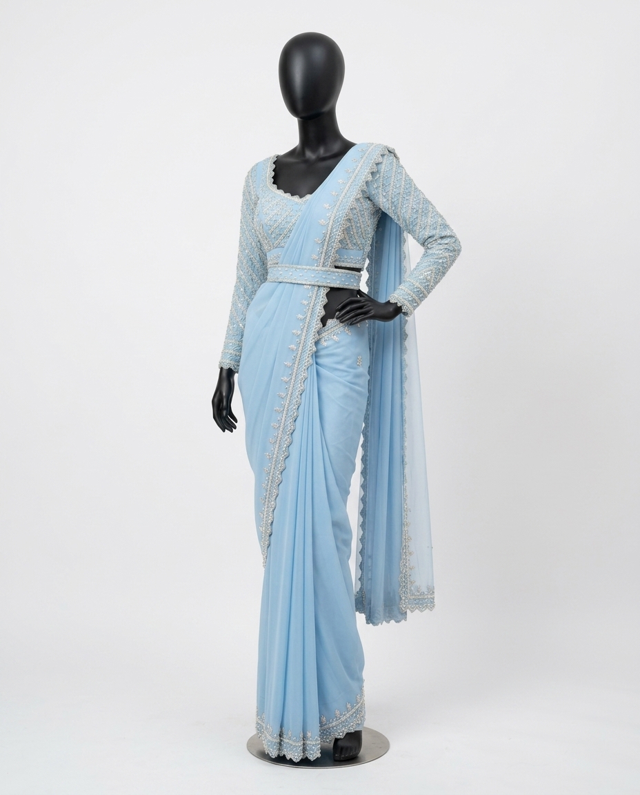 Blue Moon Saree set